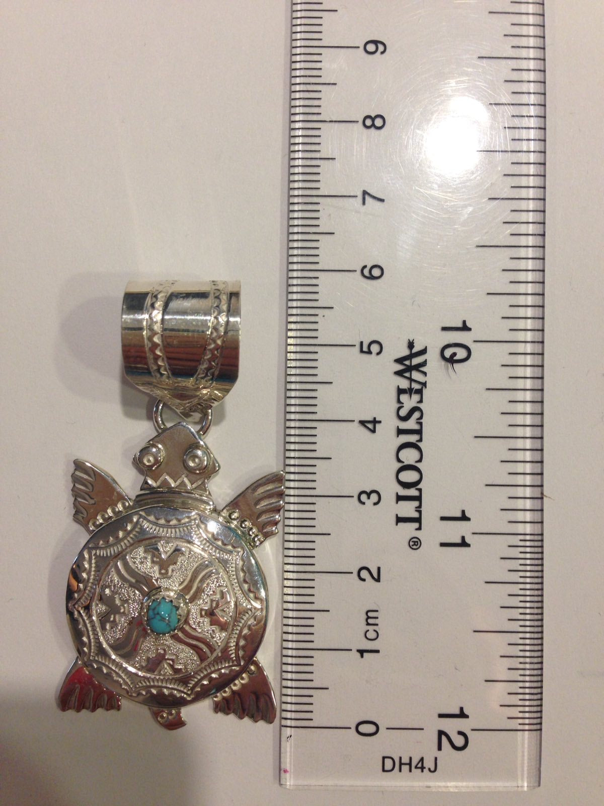 Native American Indian Handmade Silver Necklace -Signed by Alonzo Mariano