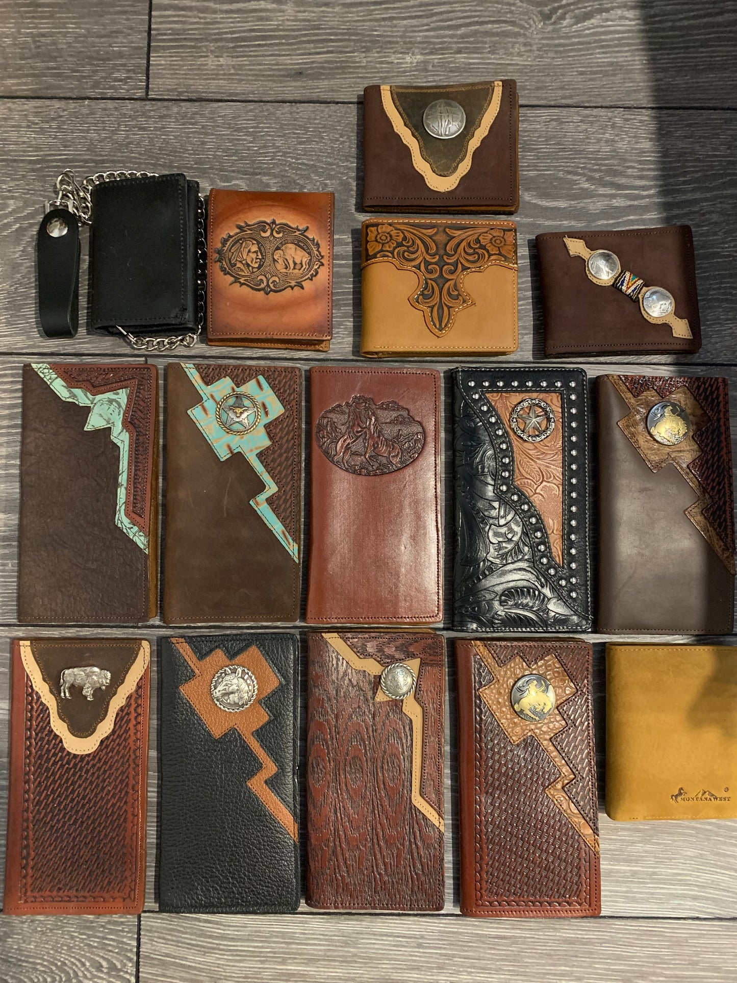 Men’s Bikers Wallet-Hand made in Texas