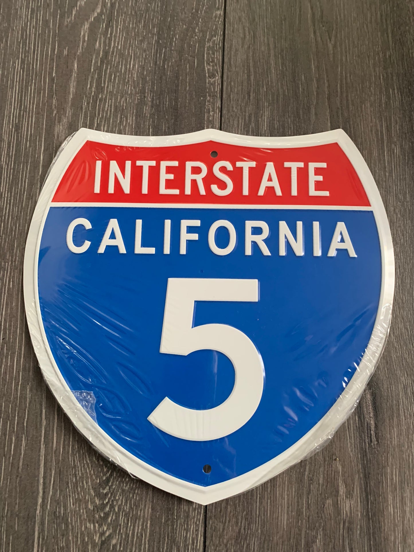 California Interstate Highway 5 Aluminum Sign