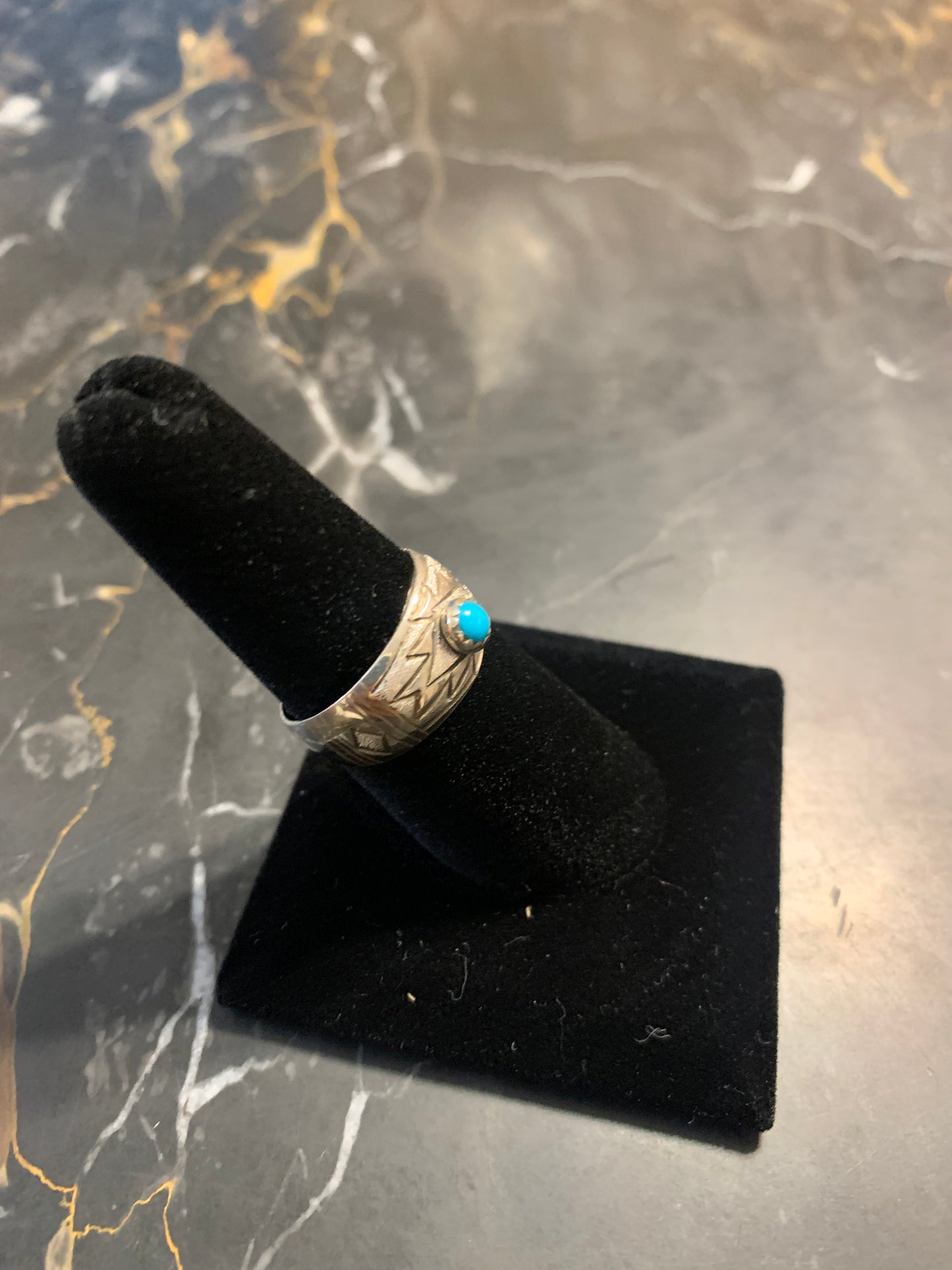 Navajo Native American Handmade Silver Ring