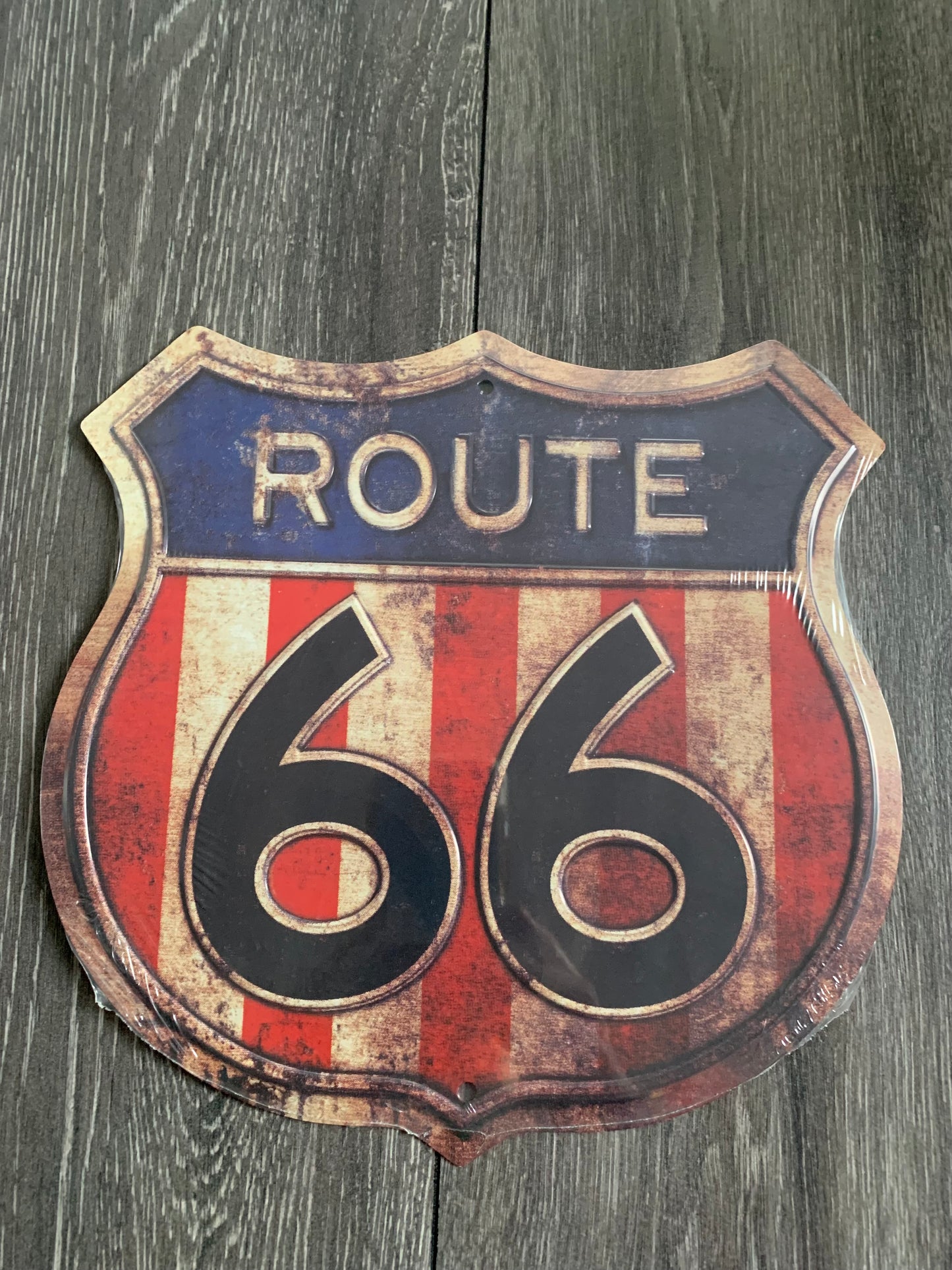 Route 66 Aluminum Sign
