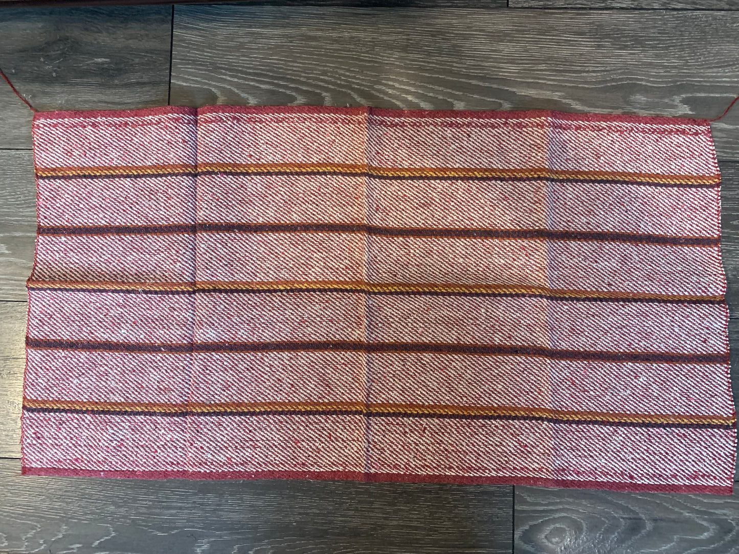 Hand made Mexican small rug