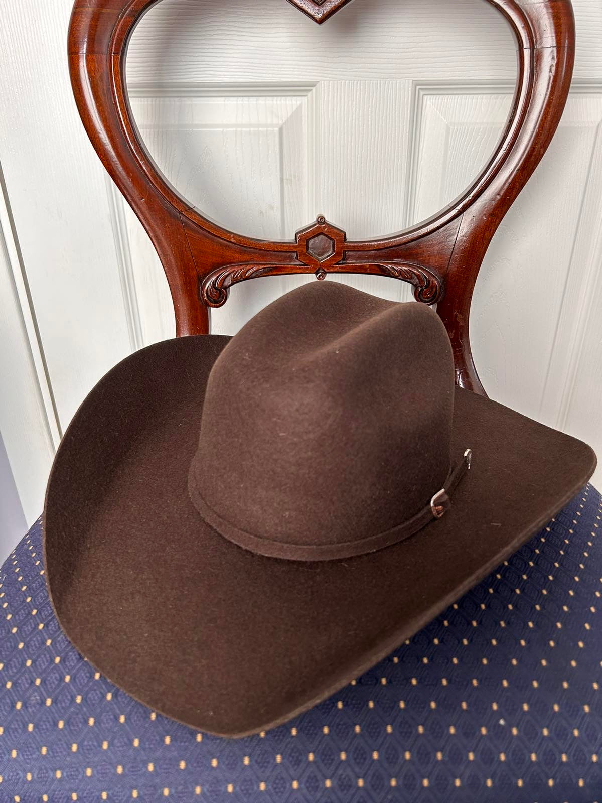 Western Cowboy Texas Gold Felt Hat -100 %wool