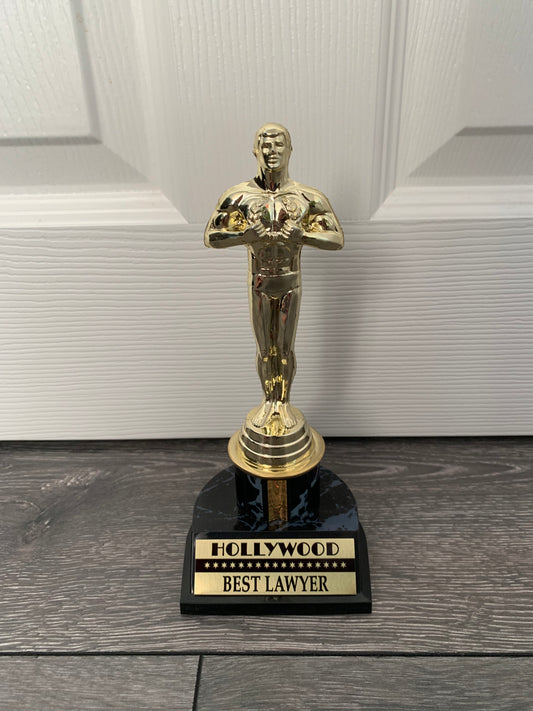 Oscar Hollywood Award Trophy Replica -Best Lawyer
