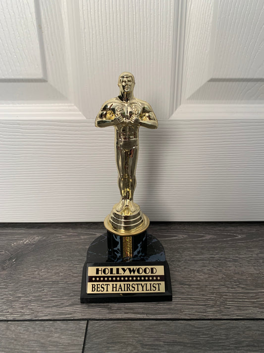 Oscar Hollywood Award Trophy Replica -Best Hairstylist