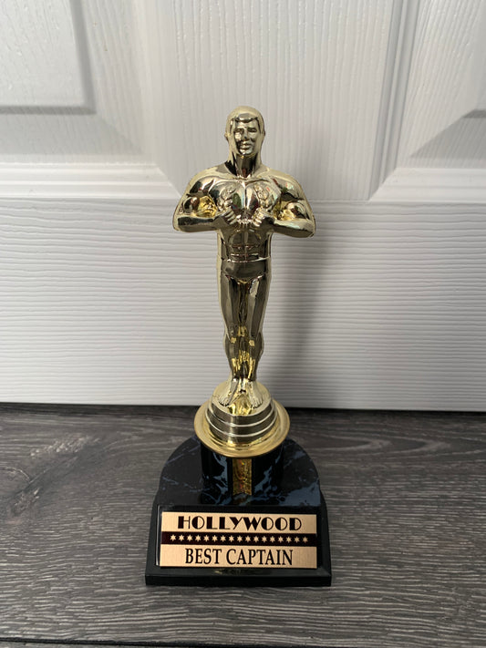 Oscar Hollywood Award Trophy Replica -Best Captain