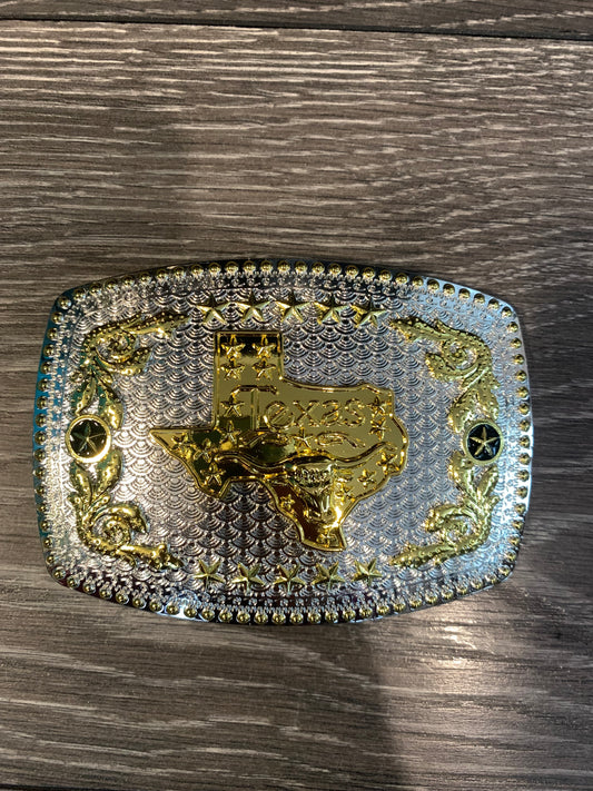 Western Cowboy Belt Buckle Texas