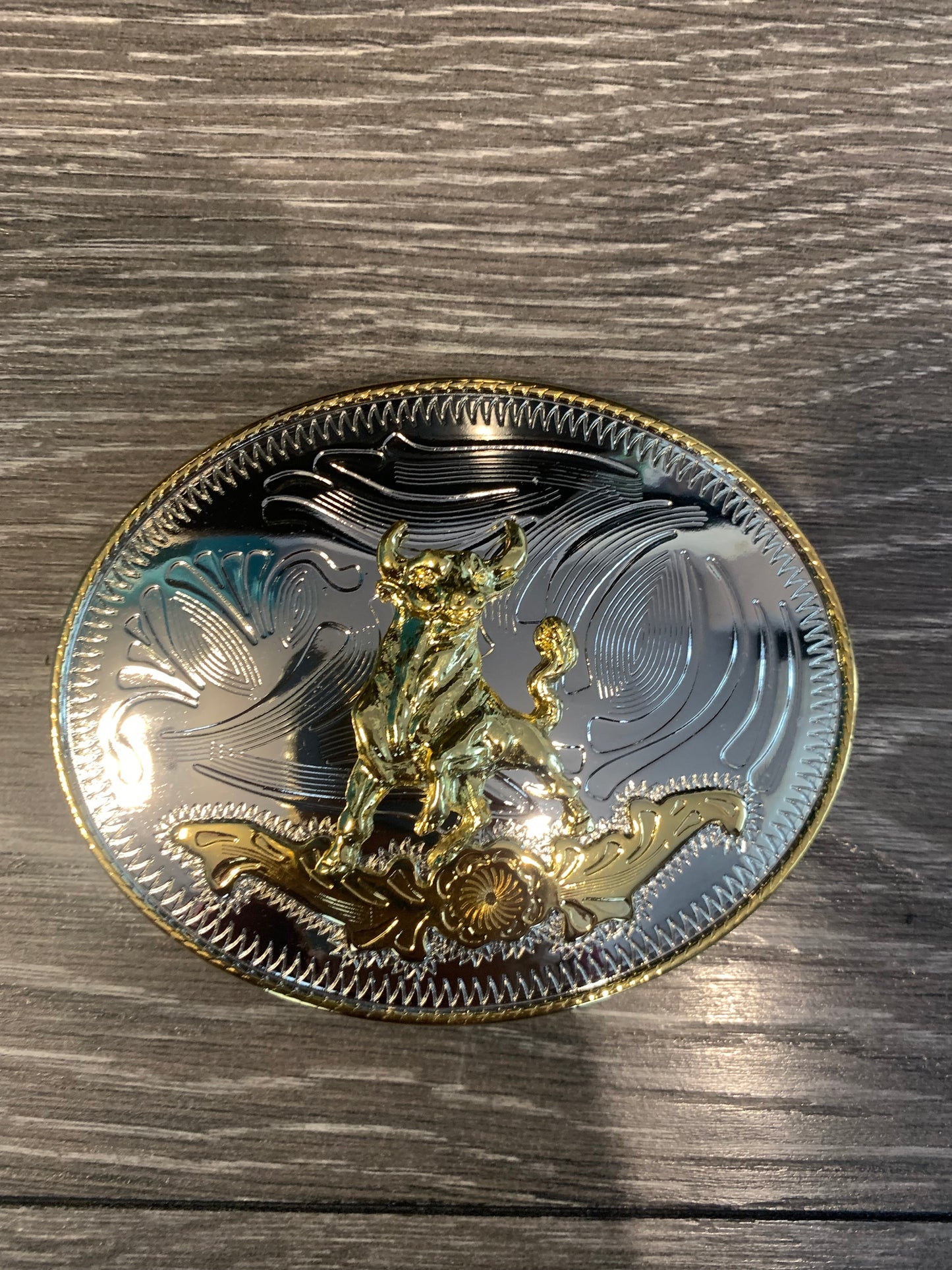 Western Cowboy Belt Buckle Taurus