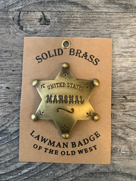 United States Marshal-Lawman of the West badge