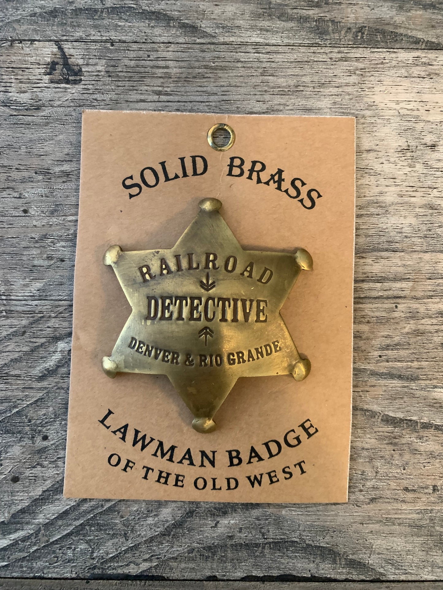 Railroad Detective Denver&Rio Grande-Lawman of the West badge