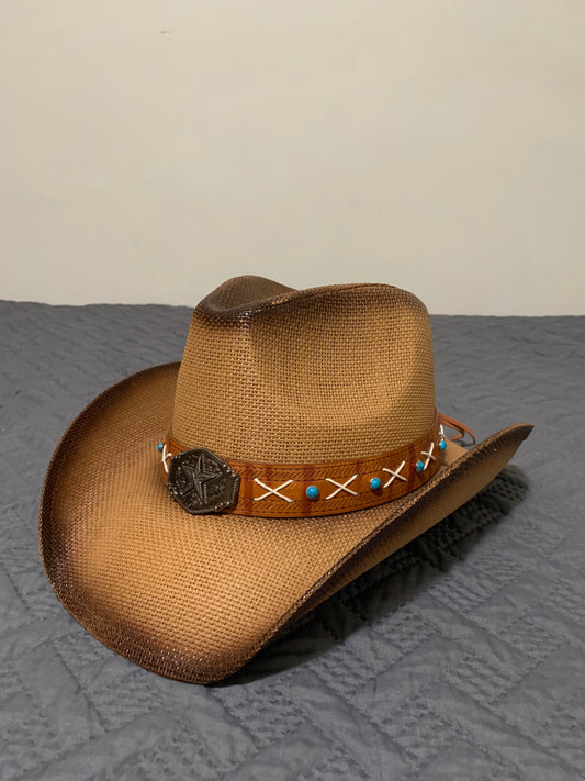 Western Cowboy 100% Straw Hat -one size ST-100