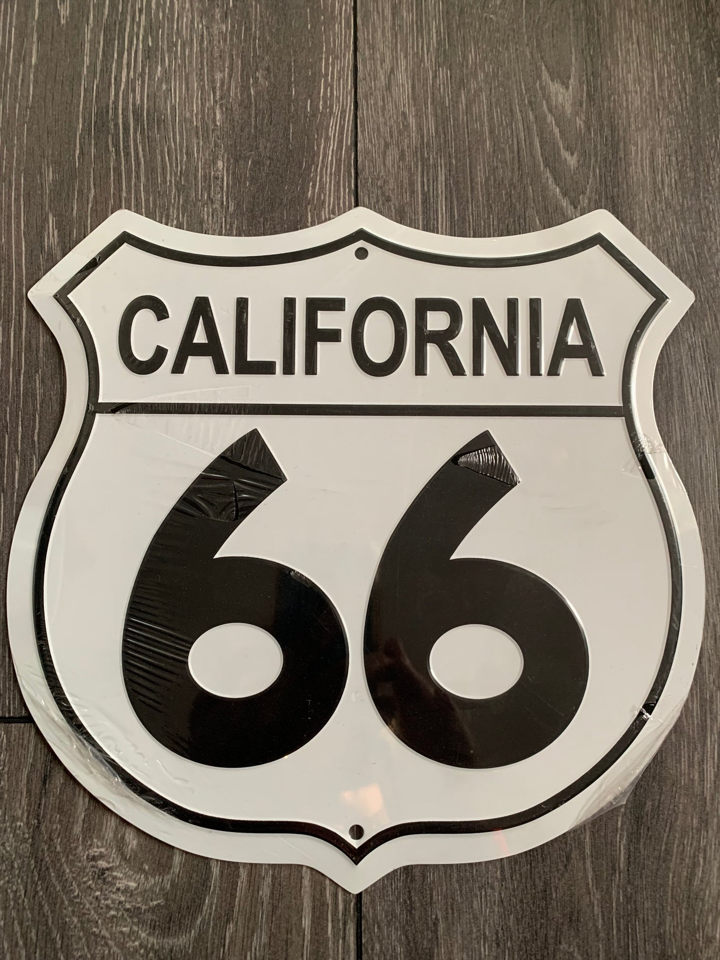 Route 66 California Aluminum sign