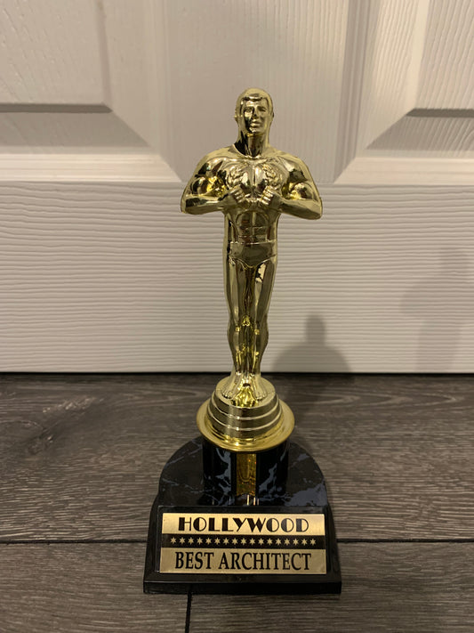 Oscar Hollywood Award Trophy Replica -Best Architect