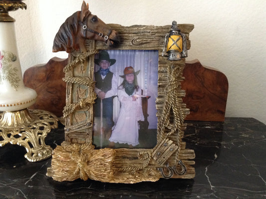 Western Cowboy picture frame