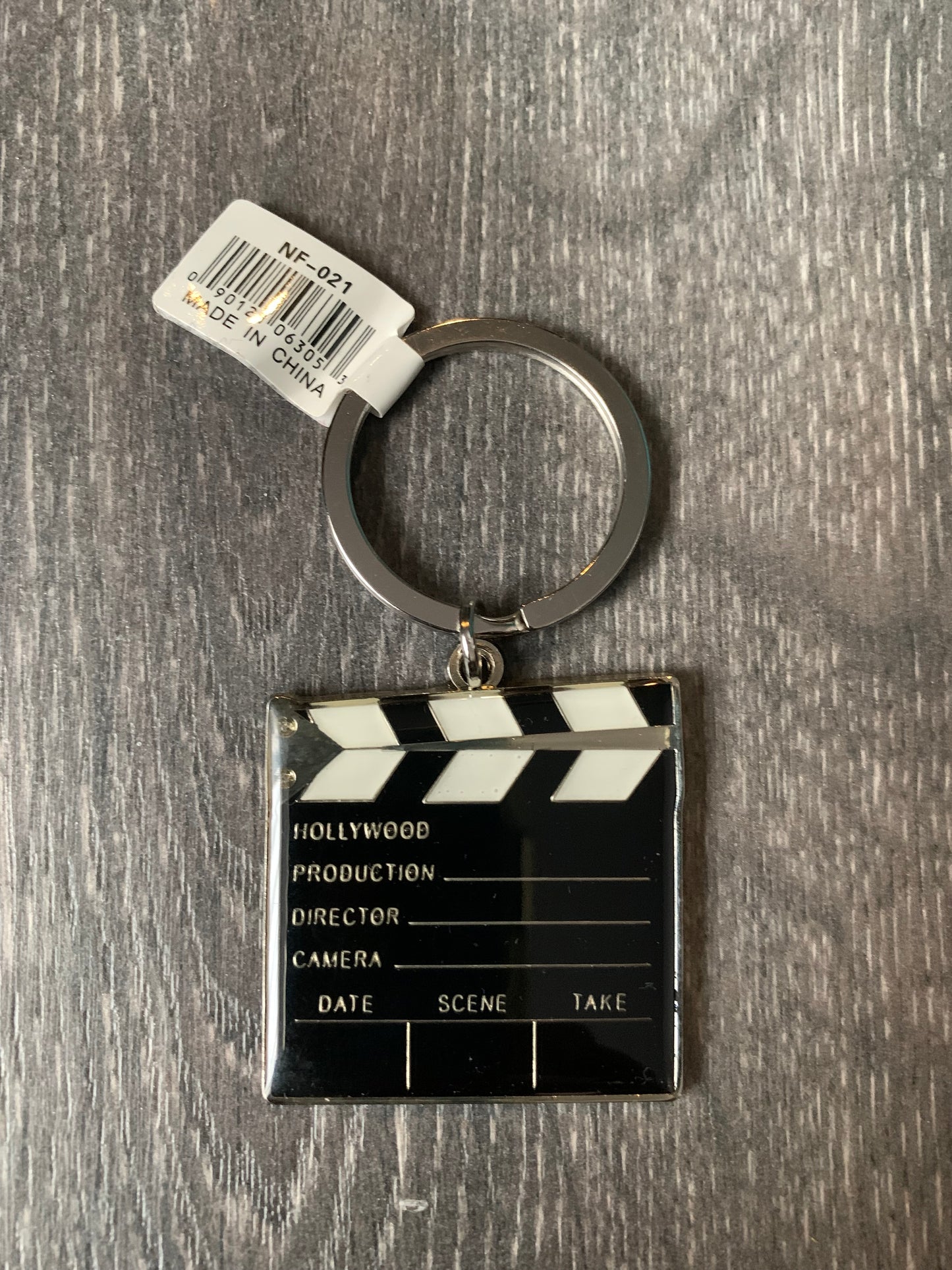 Hollywood Movie Clapboard metal Key-chain