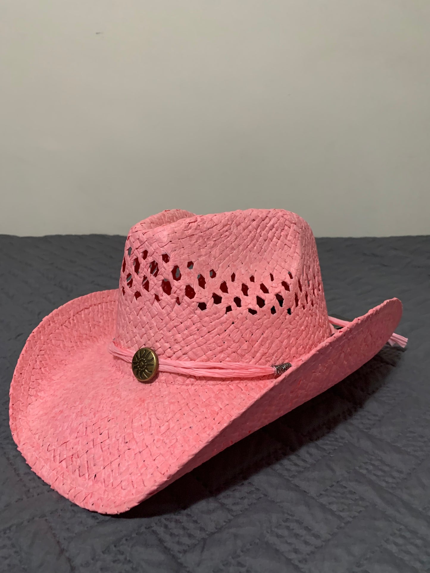 Western Cowboy 100% Straw Hat -one size ST-033