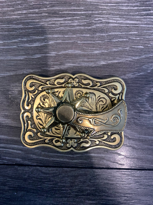 Western Cowboy Belt Buckle Spurs
