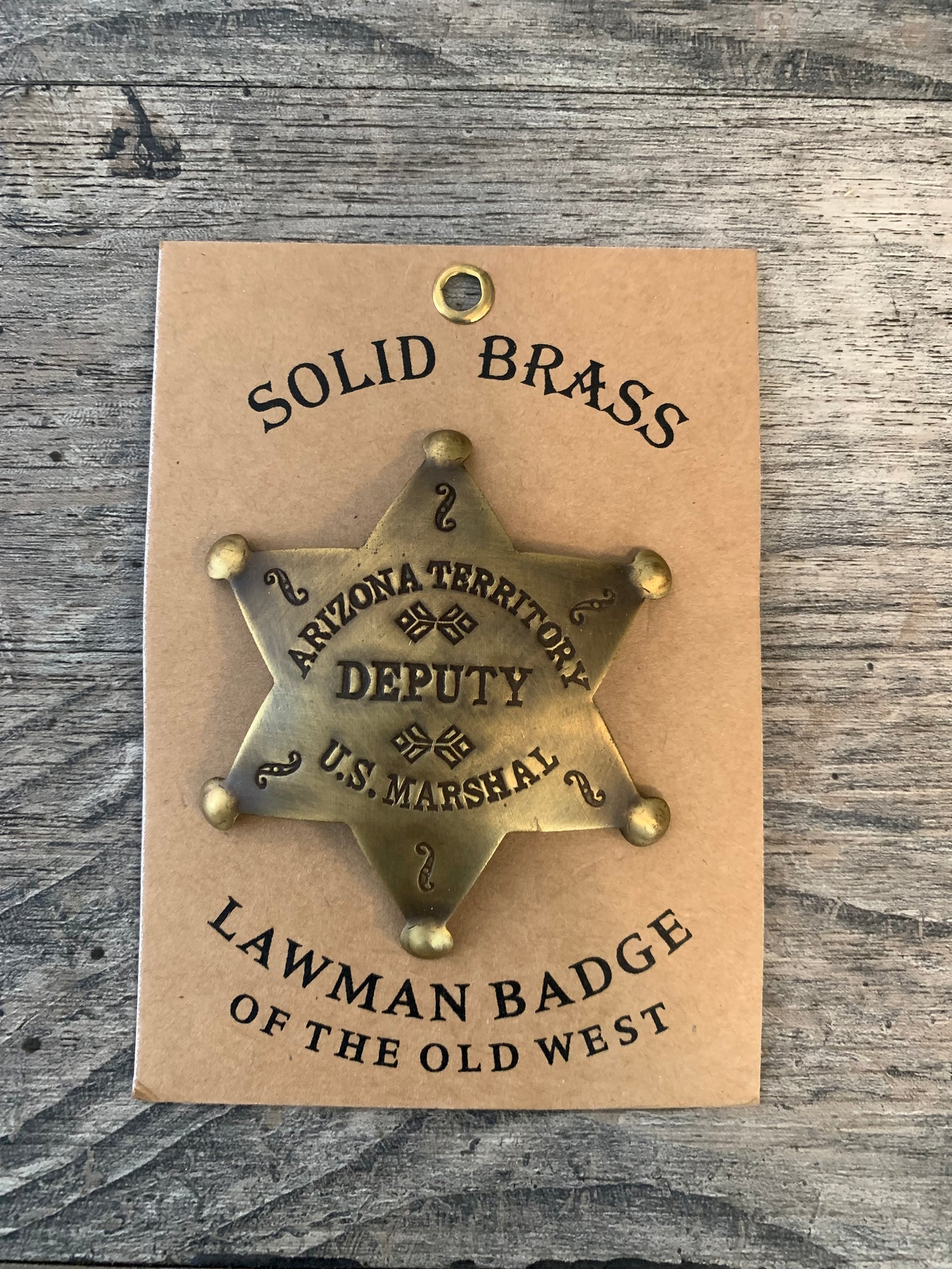 Arizona Territory Deputy US Marshal-Lawman of the West badge