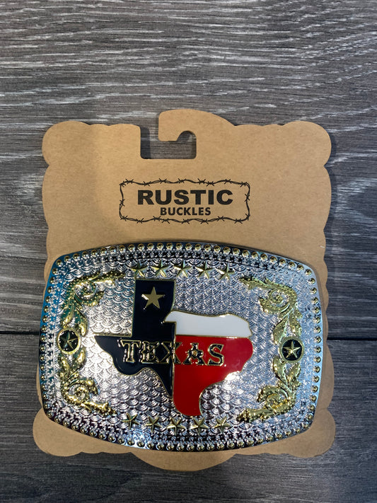 Western Cowboy Belt Buckle Texas
