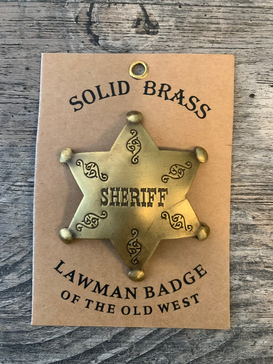 Sheriff-Lawman of the West badge