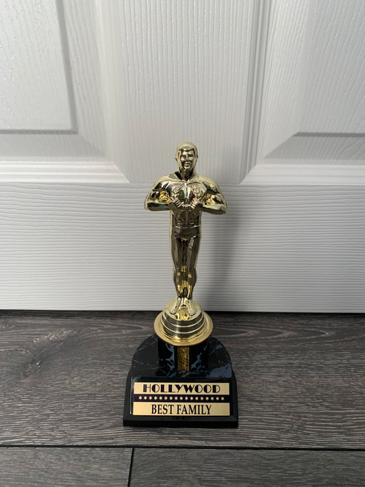 Oscar Hollywood Award Trophy Replica - Best Family