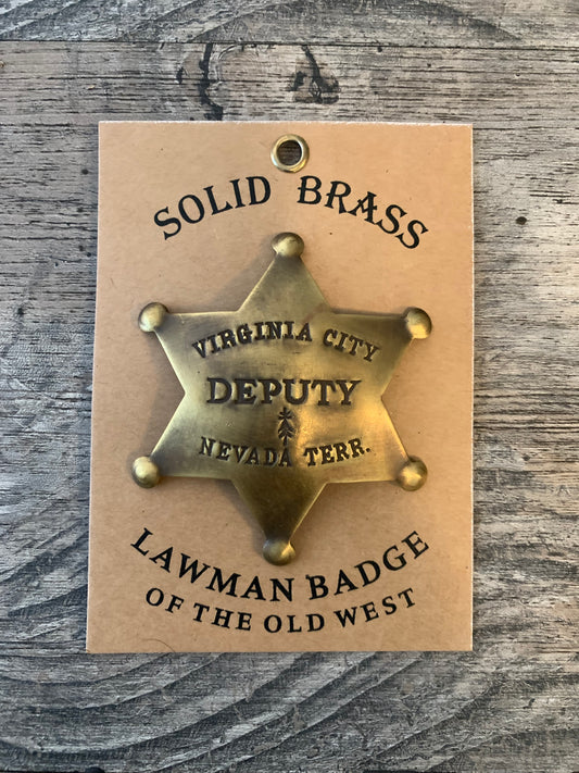 Virginia City Deputy Nevada Territory-Lawman of the West badge