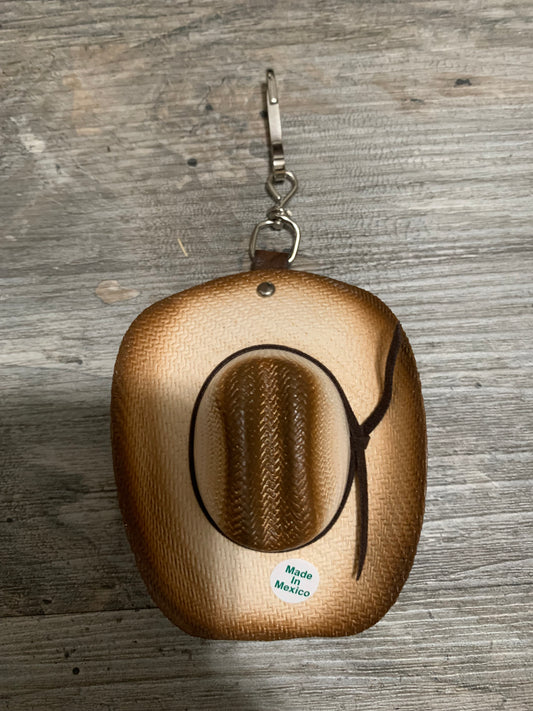 Key-chain Western Cowboy Straw Hat-Made in Mexico