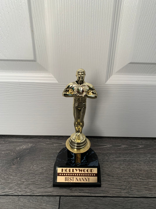 Oscar Hollywood Award Trophy Replica -Best Nanny