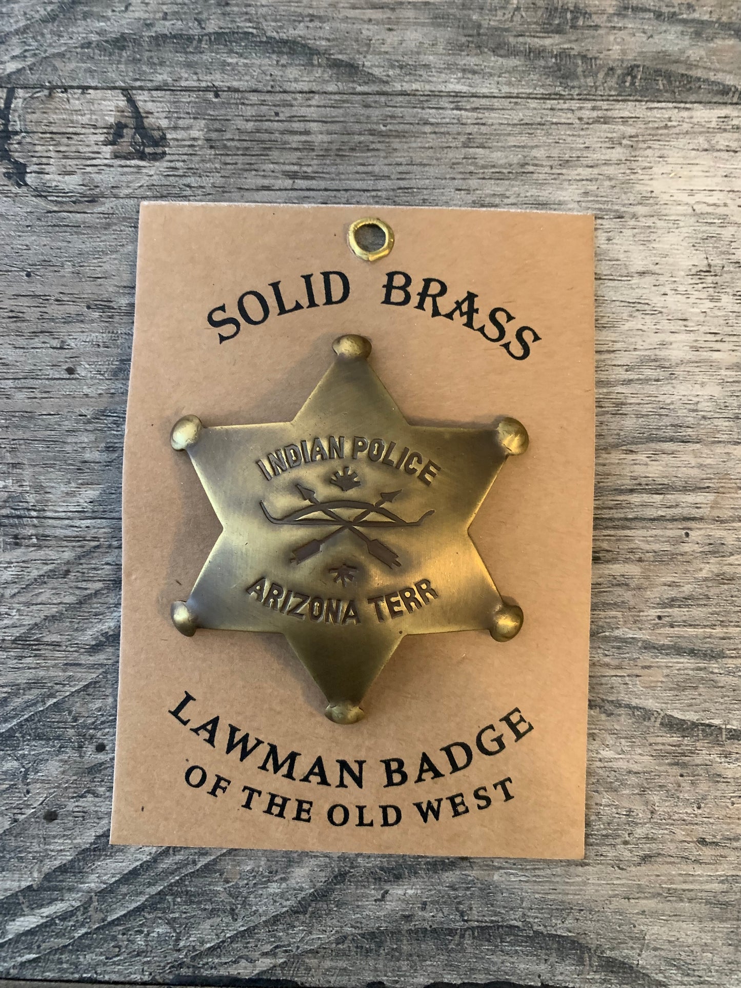 Indian Police Arizona Territory-Lawman of the West badge