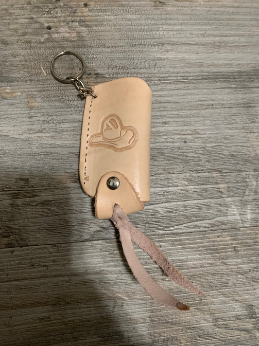 Leather Key-chain Lighter holder-Made in Mexico