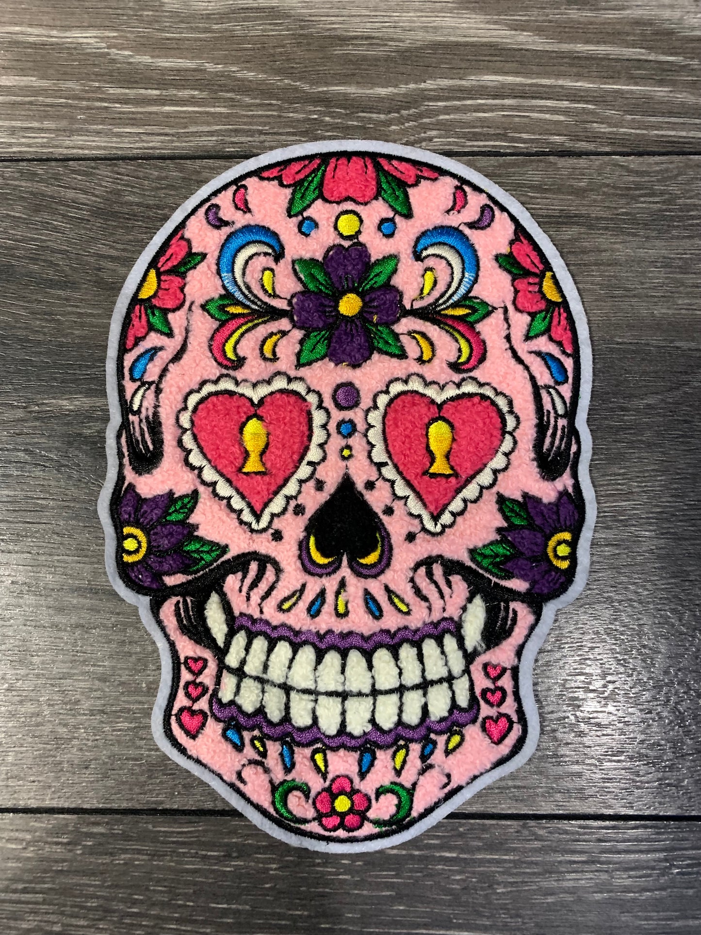 Iron on Patch Dia de Los Muertos
