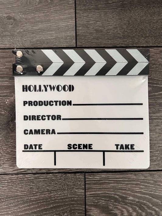 Hollywood Movie Clapboard with marker