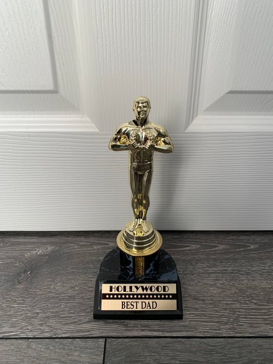 Oscar Hollywood Award Trophy Replica -Best Dad