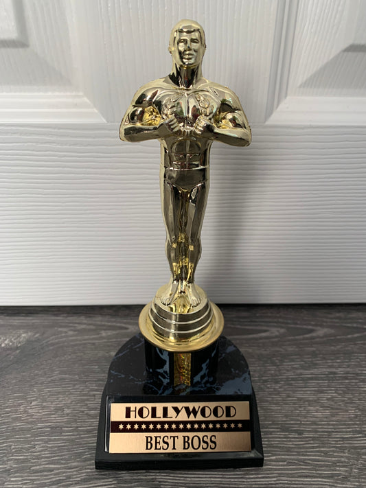 Oscar Hollywood Award Trophy Replica -Best Boss