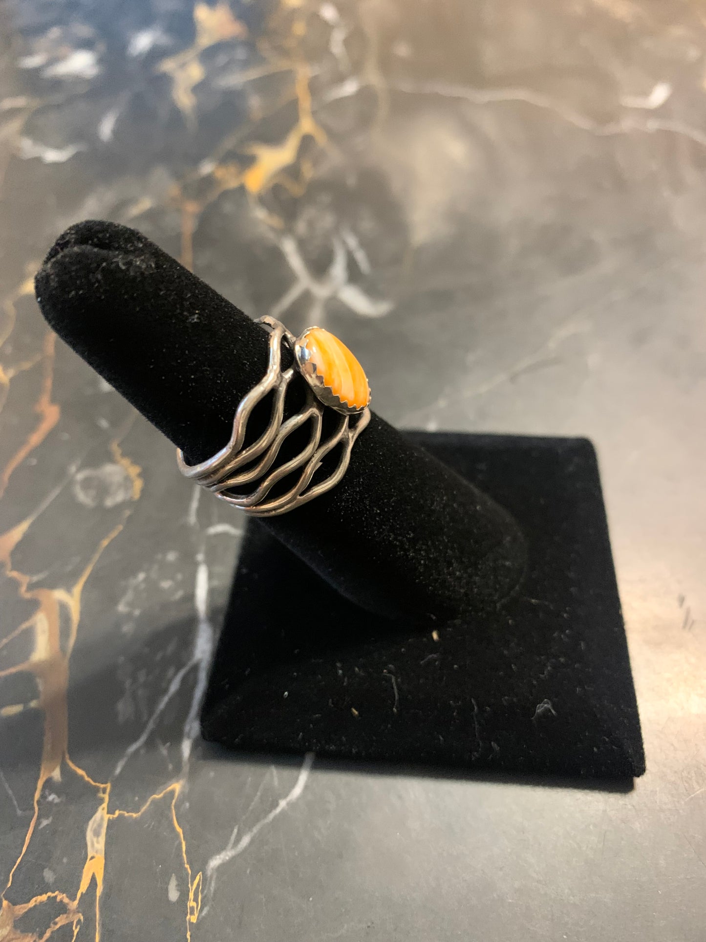 Navajo Native American Handmade Silver Ring