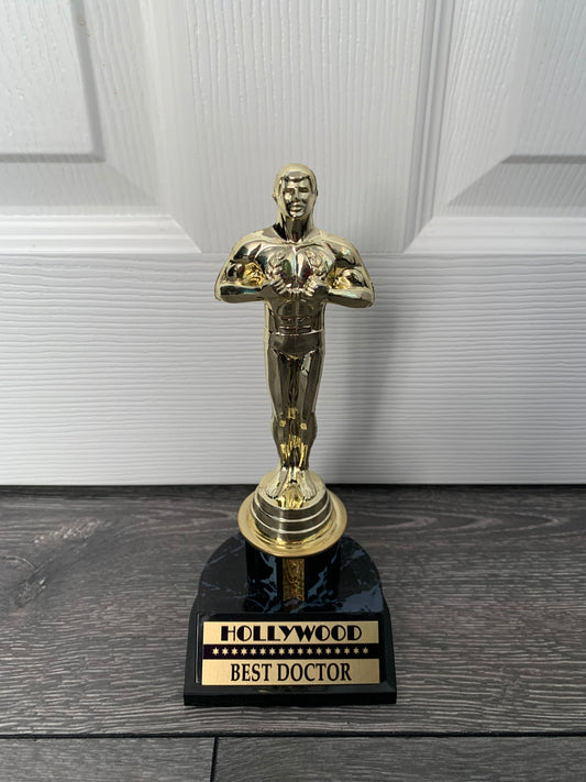 Oscar Hollywood Award Trophy Replica -Best Doctor