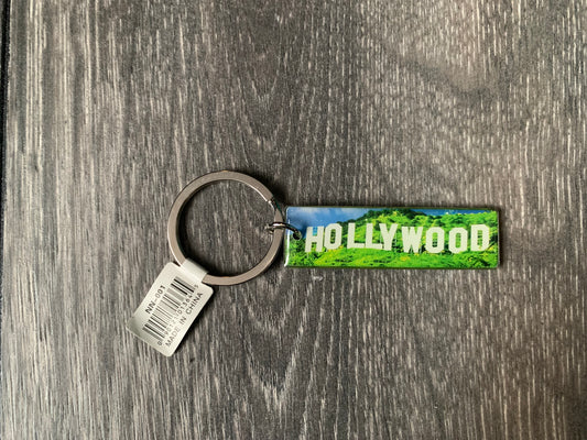 Hollywood sign metal key-chain