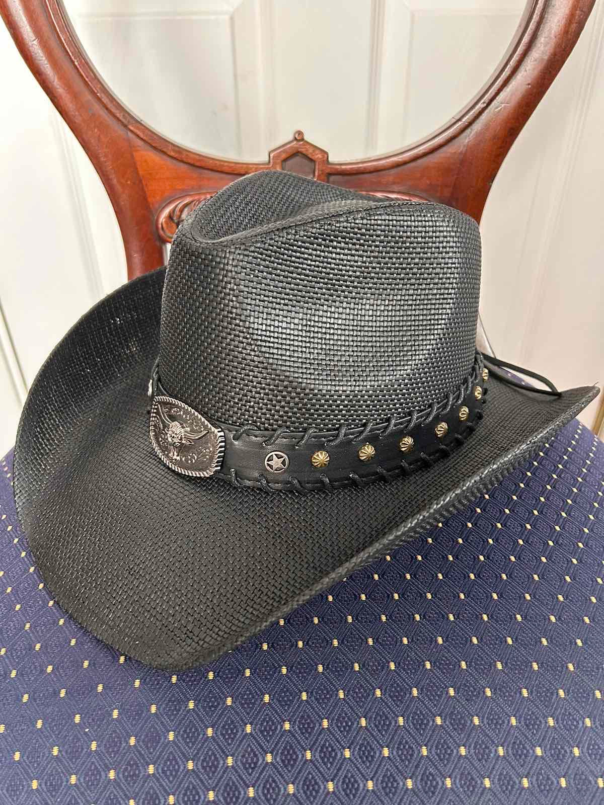 Western Cowboy 100% Straw Hat -one size ST-099