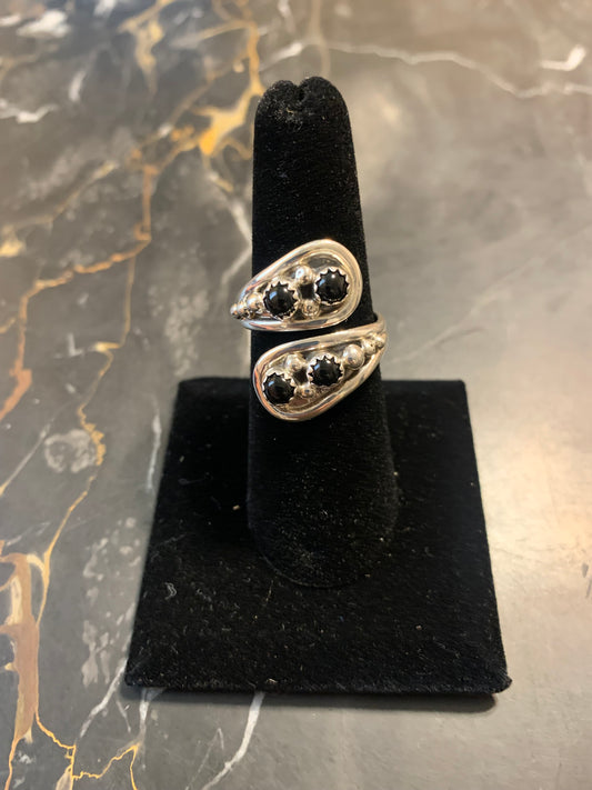 Navajo Native American Handmade Silver Ring