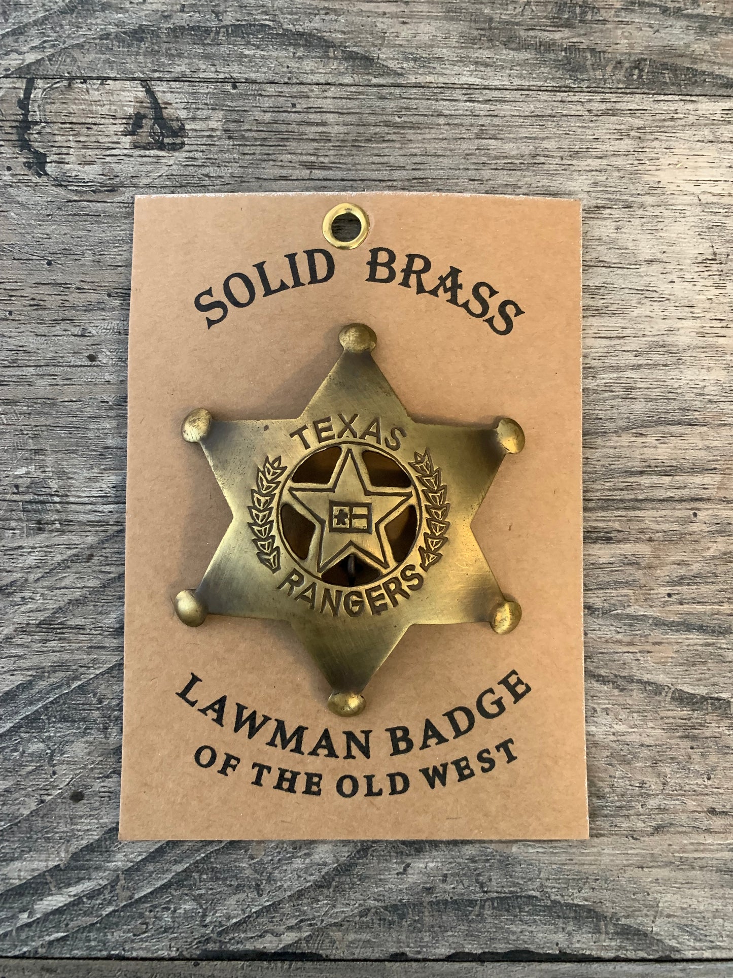 Texas Rangers-Lawman of the West badge