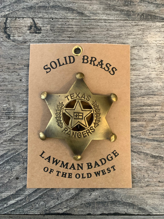 Texas Rangers-Lawman of the West badge