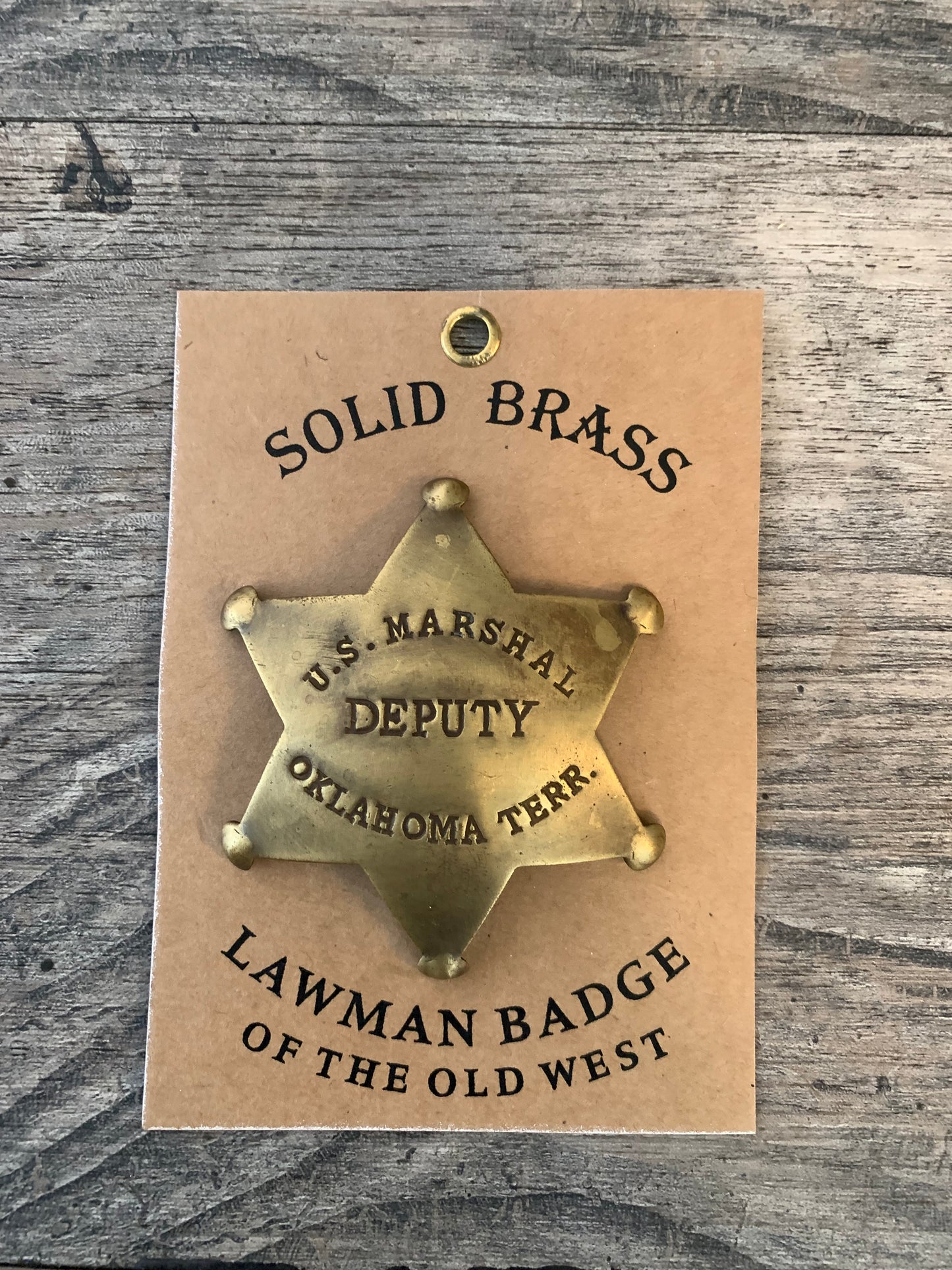 US Deputy Marshal Oklahoma Territory-Lawman of the West badge