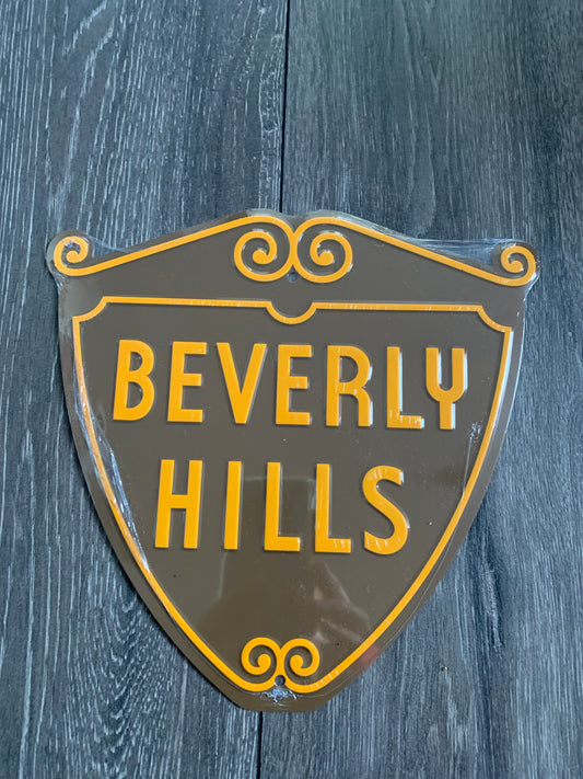 Beverly Hills Aluminum sign