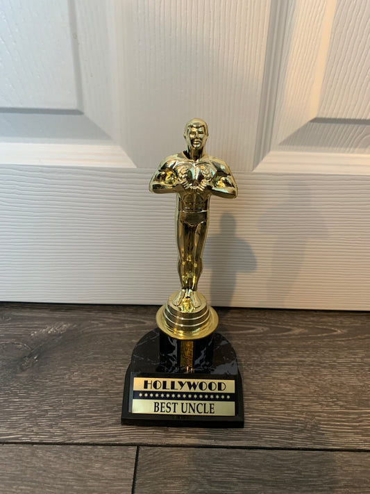 Oscar Hollywood Award Trophy Replica -Best Uncle