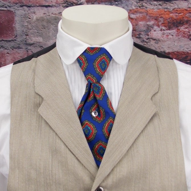 OLD WEST FRONTIER CLASSICS ACCESSORIES WYATT COTTON TIE-MTWC412BG-Print E