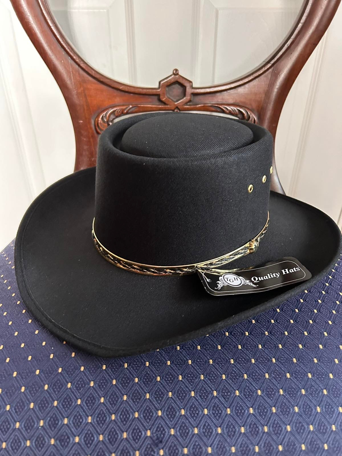 Western Cowboy Gambler Hat