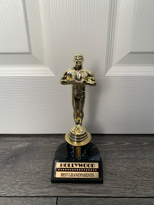 Oscar Hollywood Award Trophy Replica -Best Grandparents