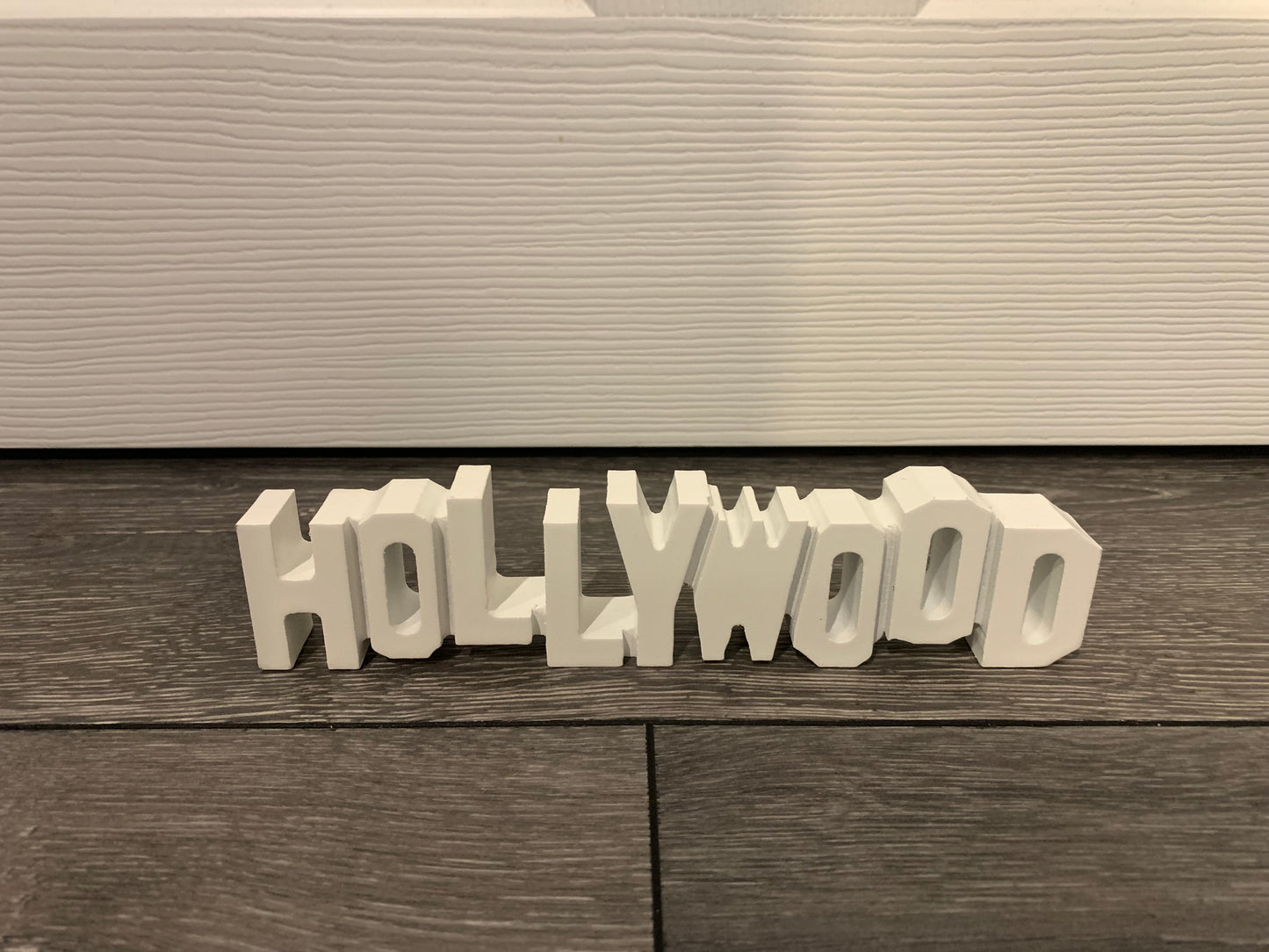 Hollywood sign -wood decor